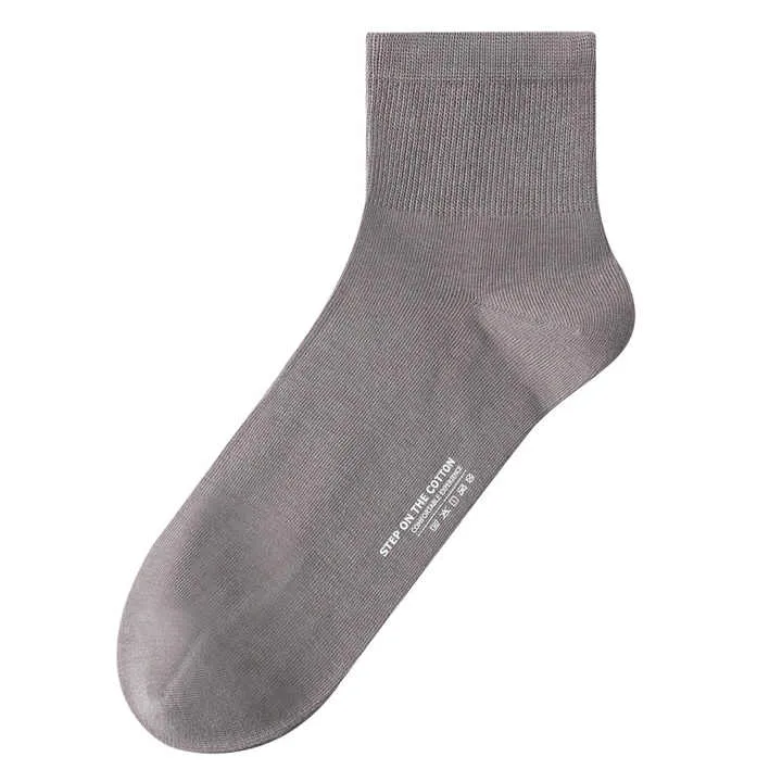 جوارب قصيرة مضادة للرائحة ، جوارب قطنية من القطن الخالص قابلة للتنفس للرجال Anti-odor short socks, breathable pure cotton socks for men