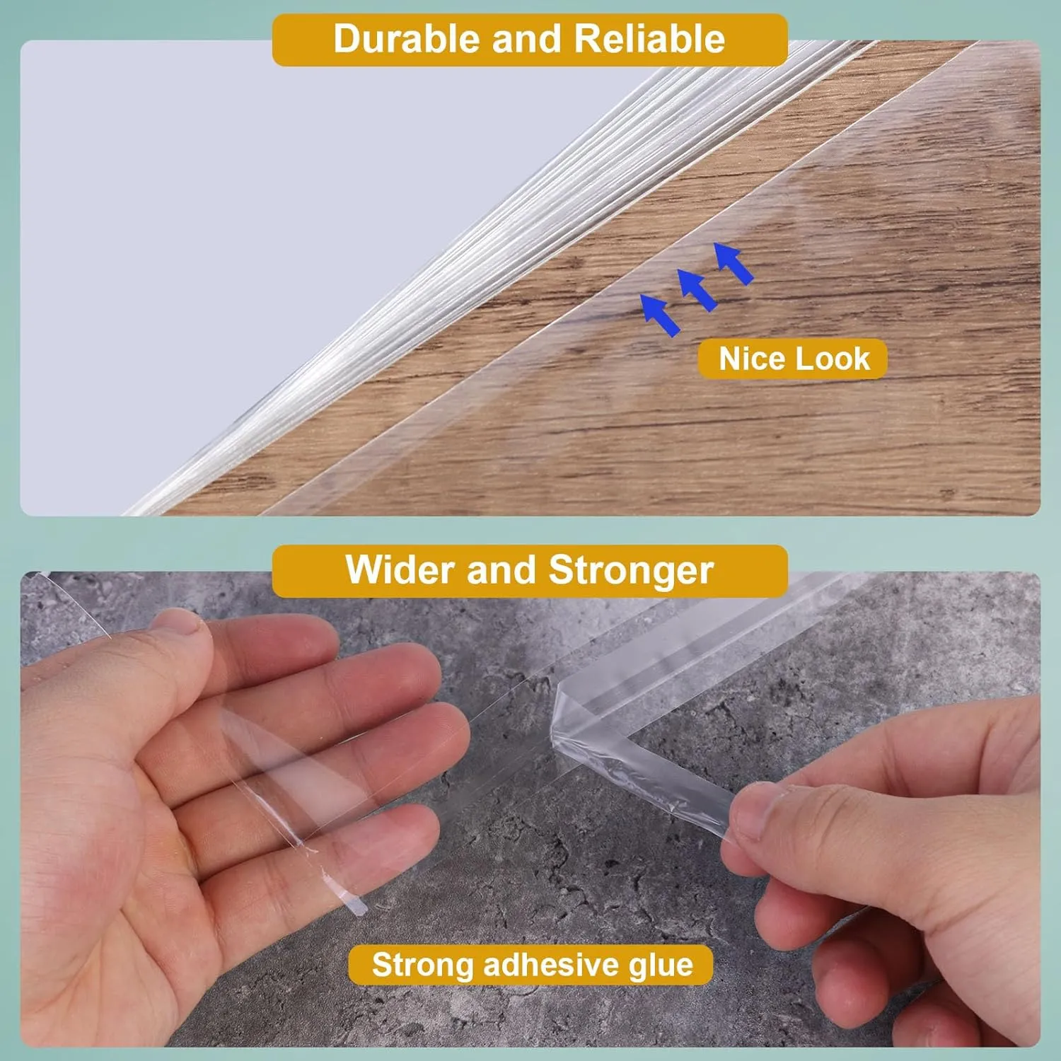 12x16 inch 50Pcs Clear Cellophane Bags Clothing Bag Self Adhesive Resealable Sealing Plastic Cello for T-Shirts, Clothes, Gifts, Crafts Small Business Packaging