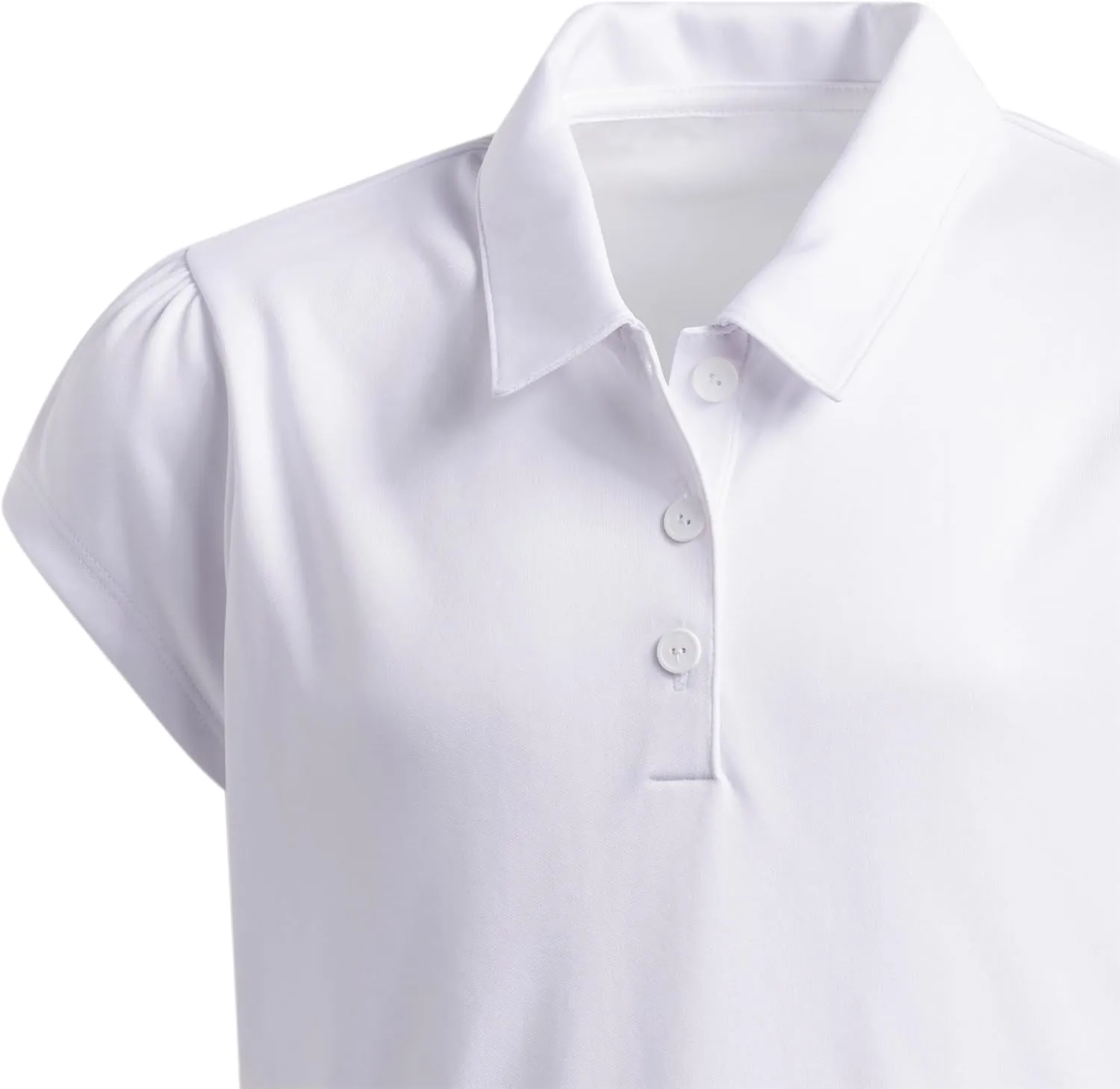 adidas Girls' Performance Short Sleeve Golf Polo Shirt