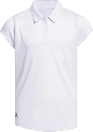adidas Girls' Performance Short Sleeve Golf Polo Shirt