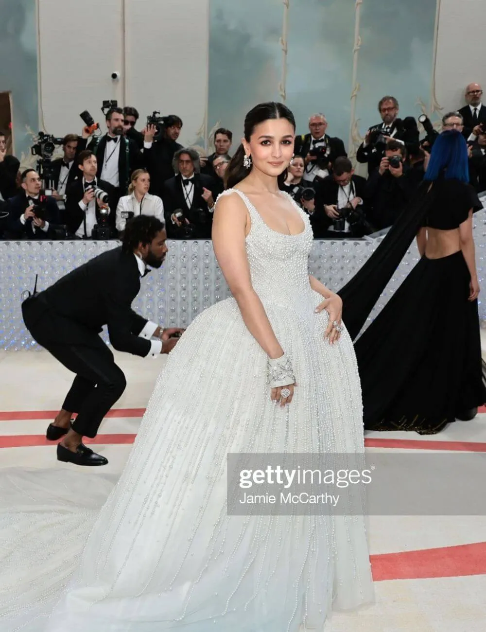 Alia Bhatt Wearing OH Celeste Jewelled Hair Bow