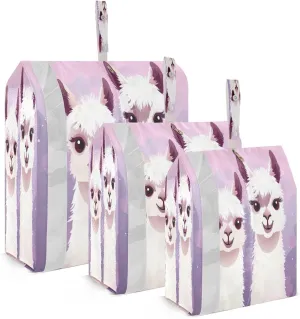 Alpacas Packing Cubes for Travel 3 Set Large Packing Cubes Suitcase Organizer Bags Set for Suitcases