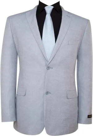 AMY ZHU Men's Sport Coat Slim Fit 2 Button Linen Cotton Blazer Lightweight Jacket