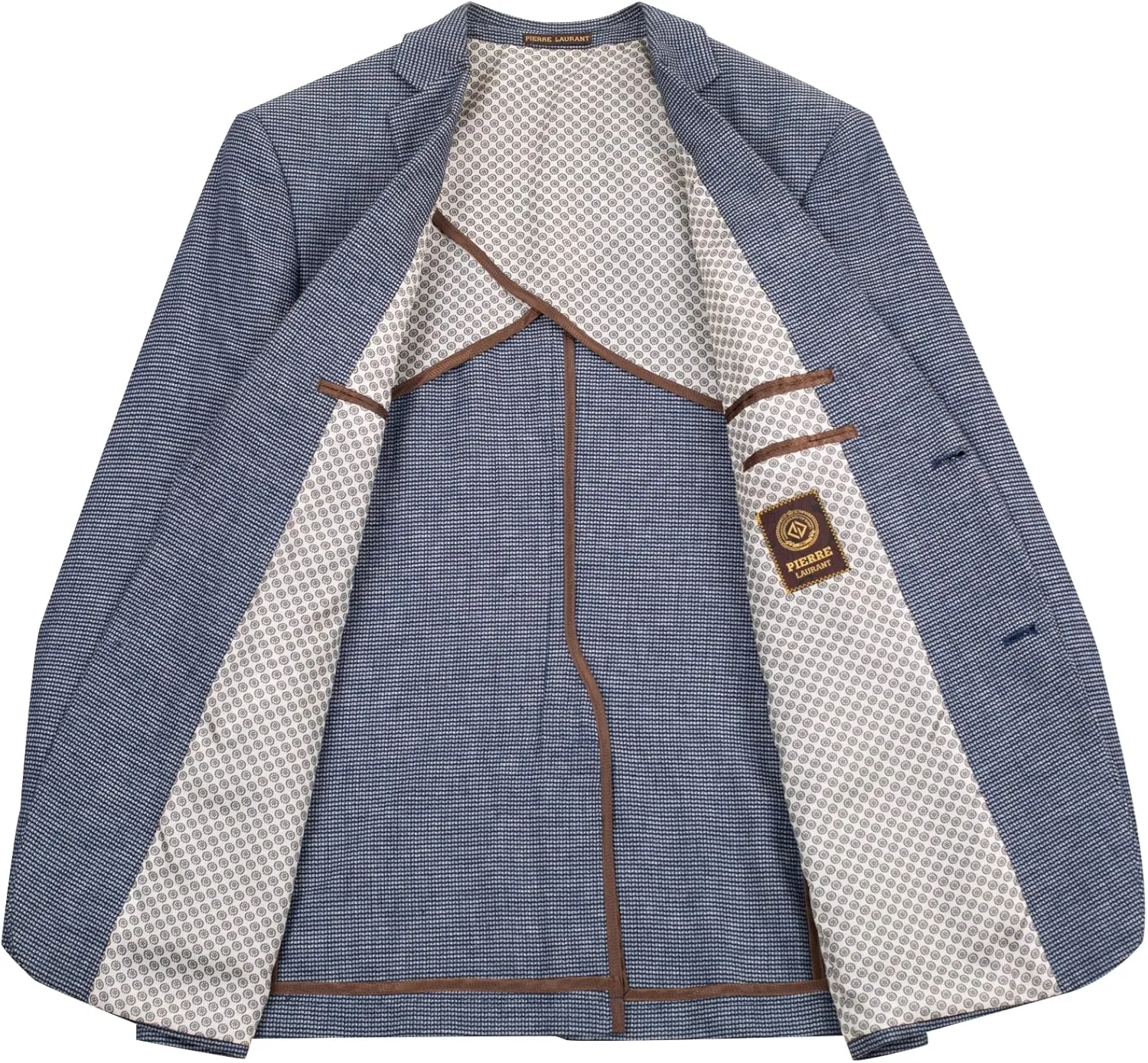 AMY ZHU Men's Sport Coat Slim Fit 2 Button Linen Cotton Blazer Lightweight Jacket