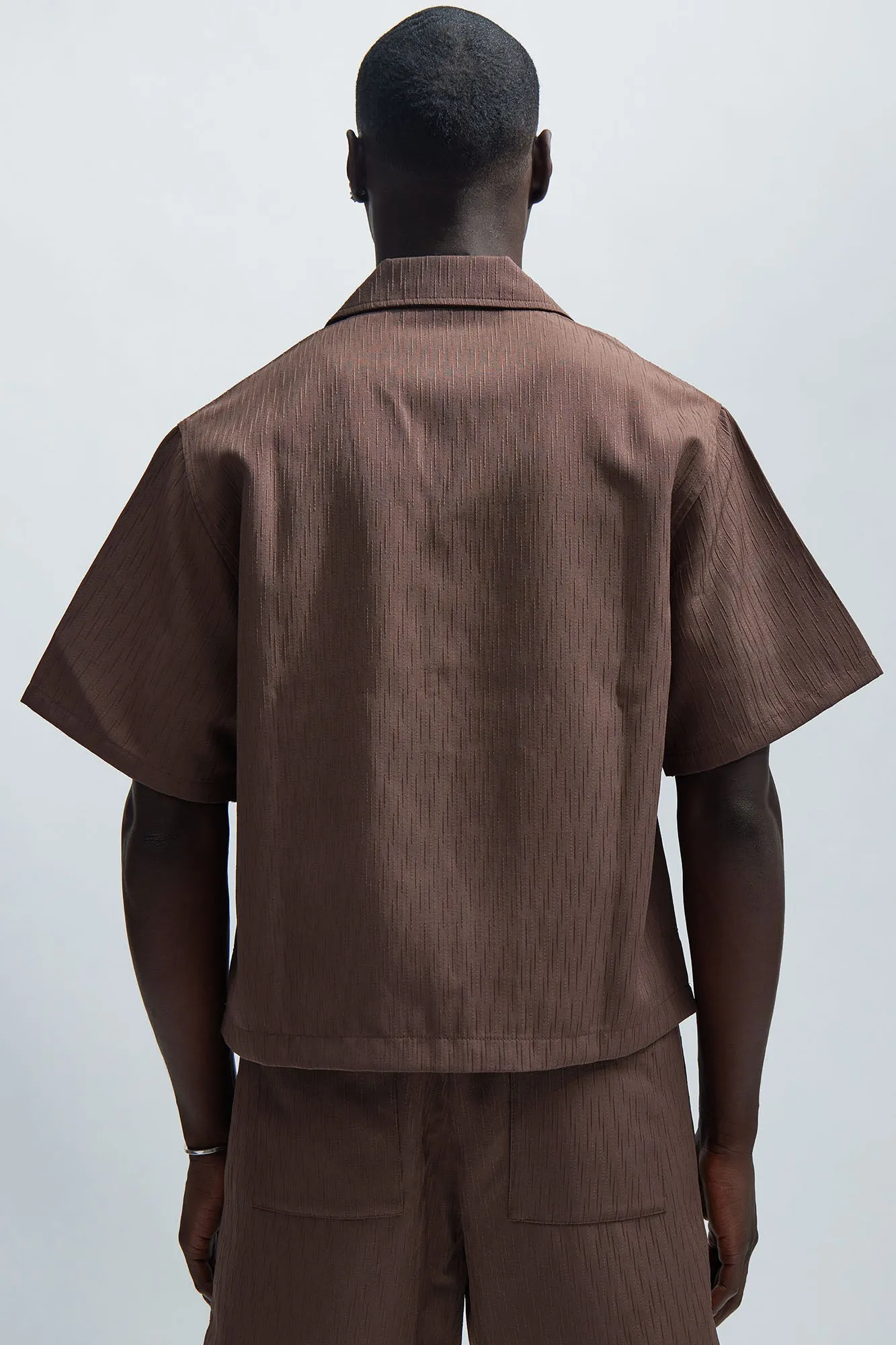 Arion Textured Shirt - Brown