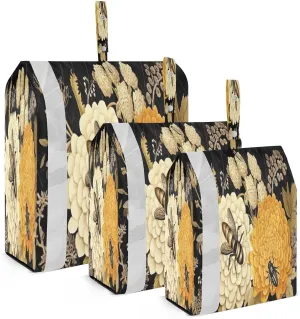 Bee Flowers Leaves Packing Cubes for Travel 3 Set Travel Bags Organizer Suitcase Organizer Bags Set for Travel