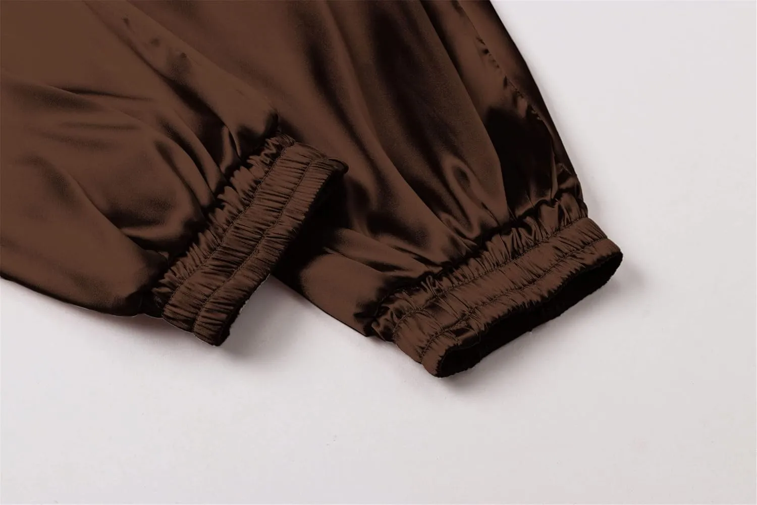 Betusline Women's Satin Silky Pants