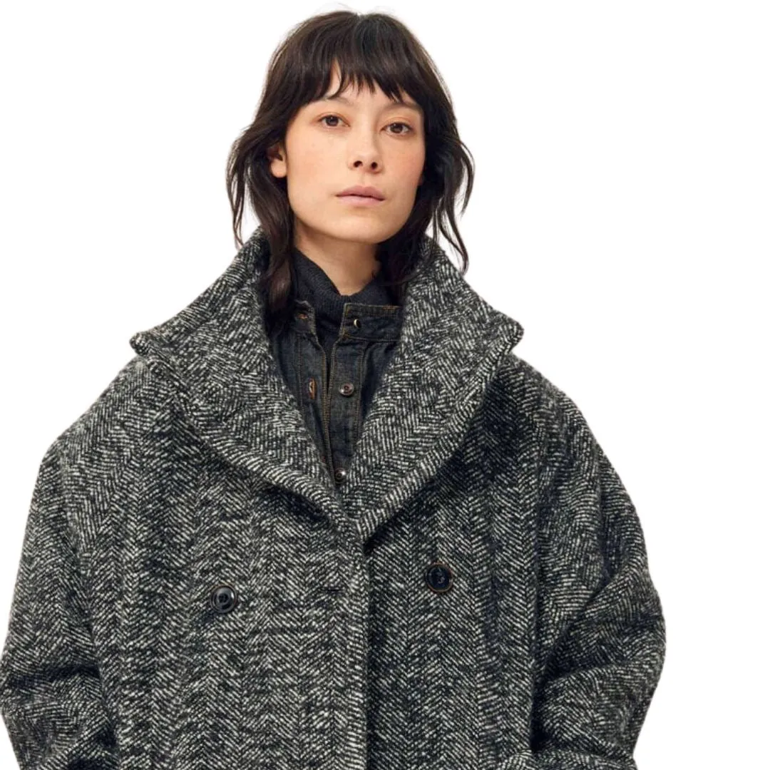 Bleecker Street Coat (White   Black)