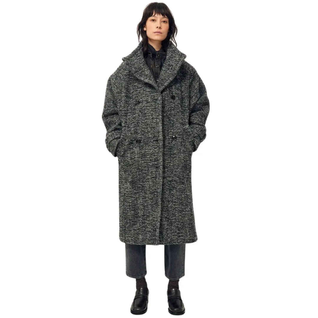 Bleecker Street Coat (White   Black)