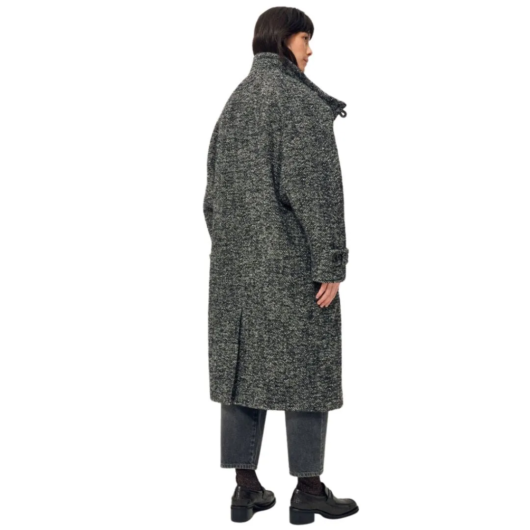 Bleecker Street Coat (White   Black)