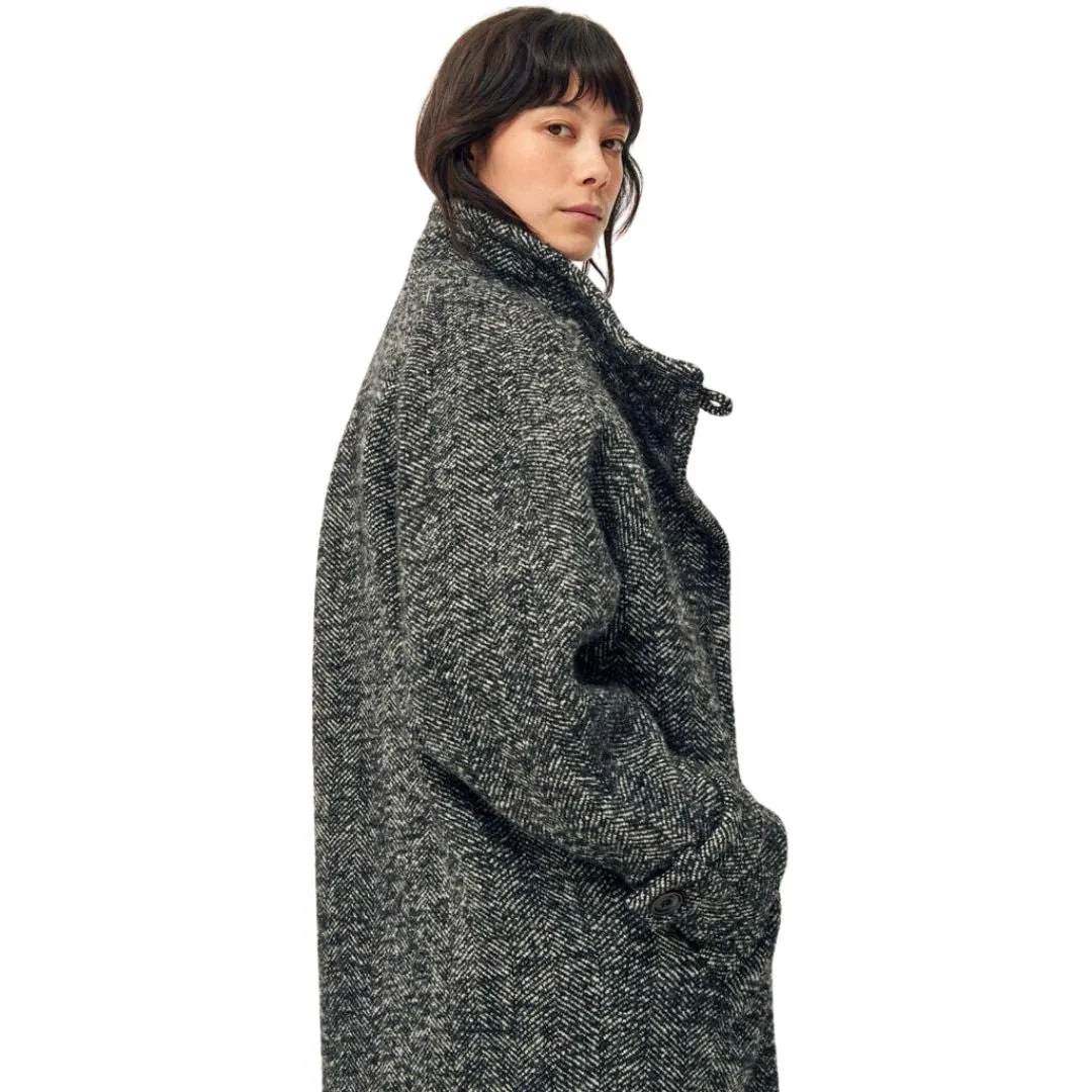 Bleecker Street Coat (White   Black)