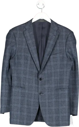 boggi Blue Wool And Cashmere Milano Blazer UK 38" CHEST