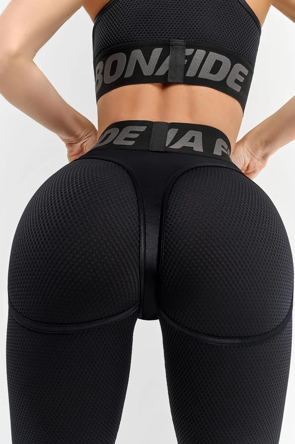 Bona Fide Butt Lifting Leggings for Women - Scrunch Butt Leggings High Waisted Tummy Control - Gym Workout Yoga Pants