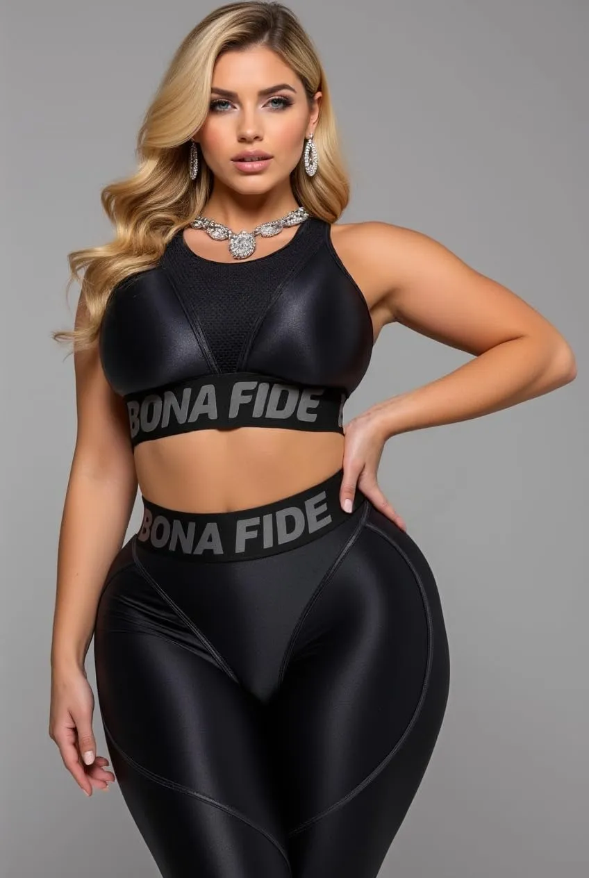 Bona Fide Butt Lifting Leggings for Women - Scrunch Butt Leggings High Waisted Tummy Control - Gym Workout Yoga Pants