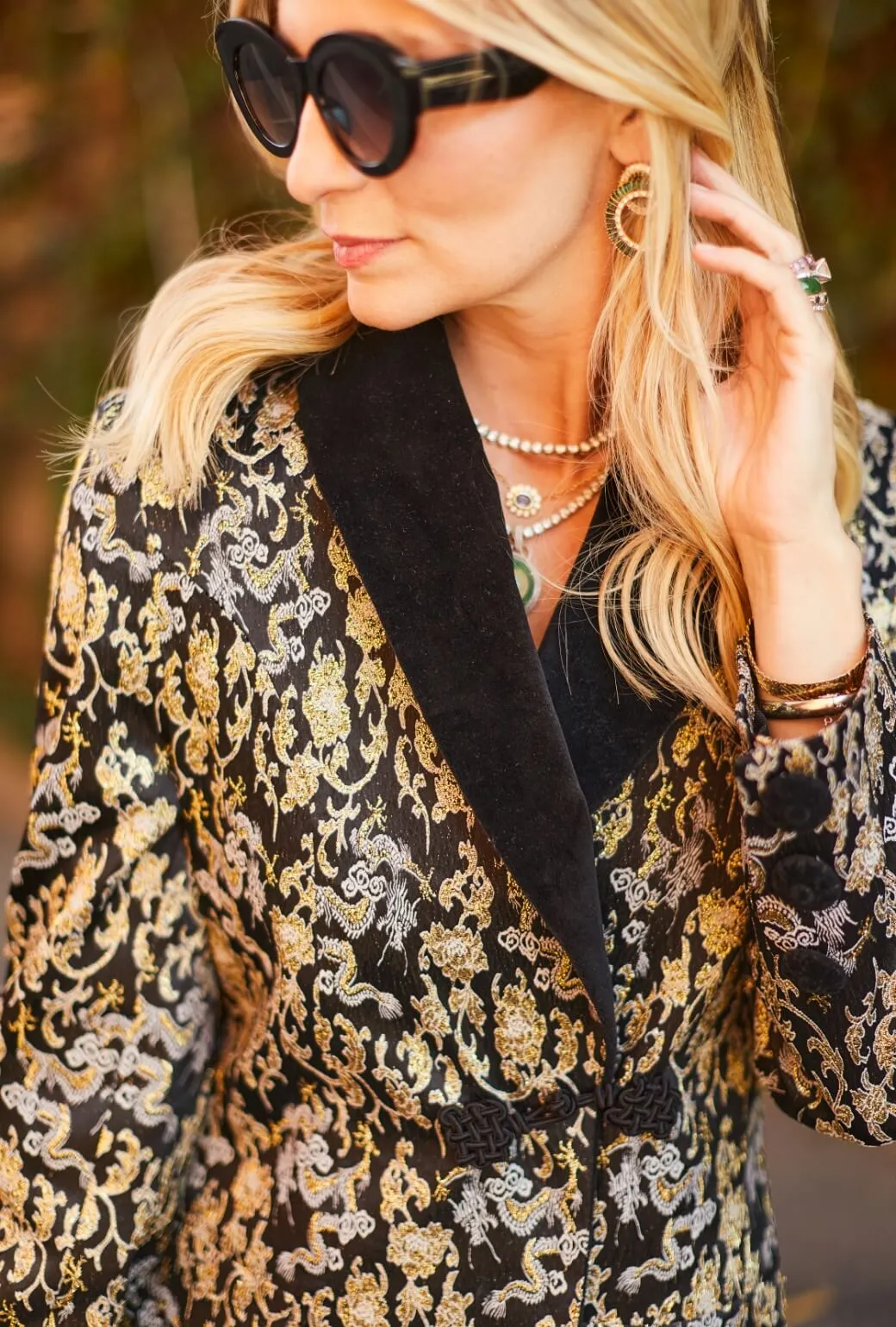 BURU x Pappy & Co. - The Smoking Jacket - Dragon Brocade
