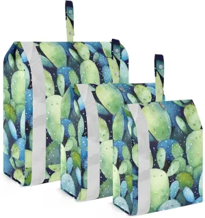 Cactus Green Packing Cubes for Travel 3 Set Packing Compression Cubes Suitcase Organizer for Packing