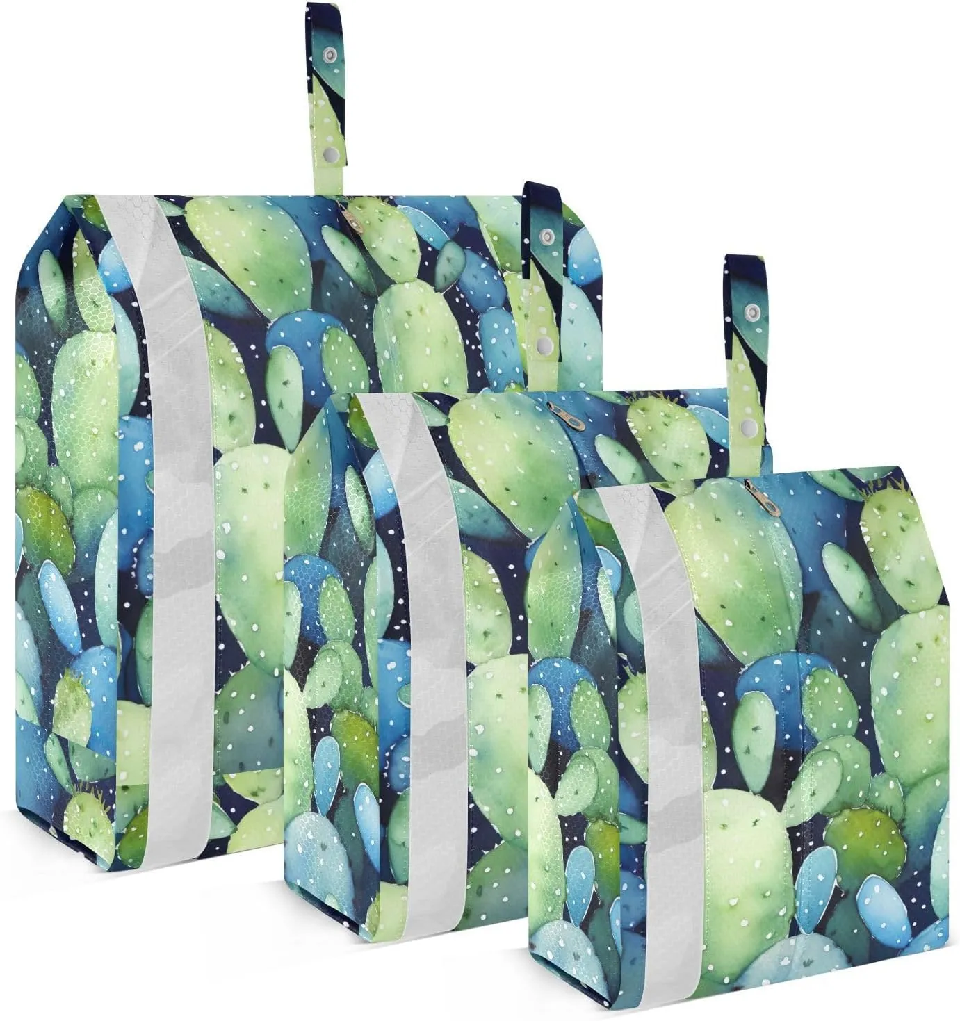 Cactus Green Packing Cubes for Travel 3 Set Packing Compression Cubes Suitcase Organizer for Packing