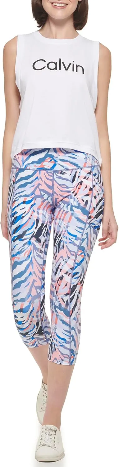 Calvin Klein Women's Printed High Waisted Leggings