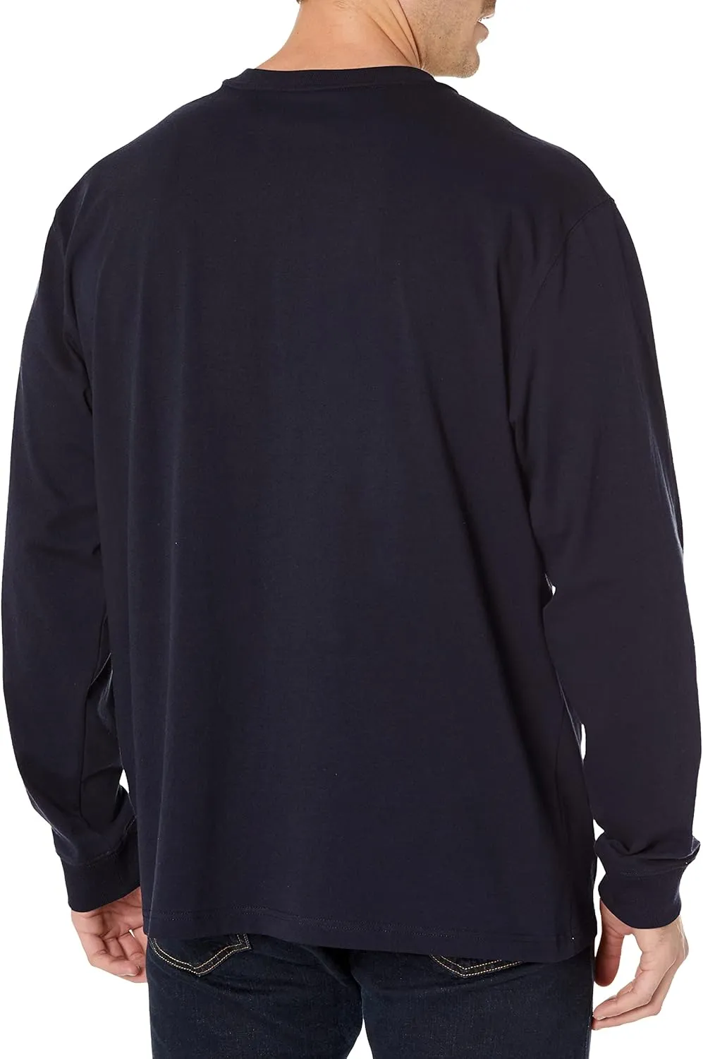 Carhartt Men's Loose Fit Heavyweight Long-Sleeve Pocket Henley T-Shirt