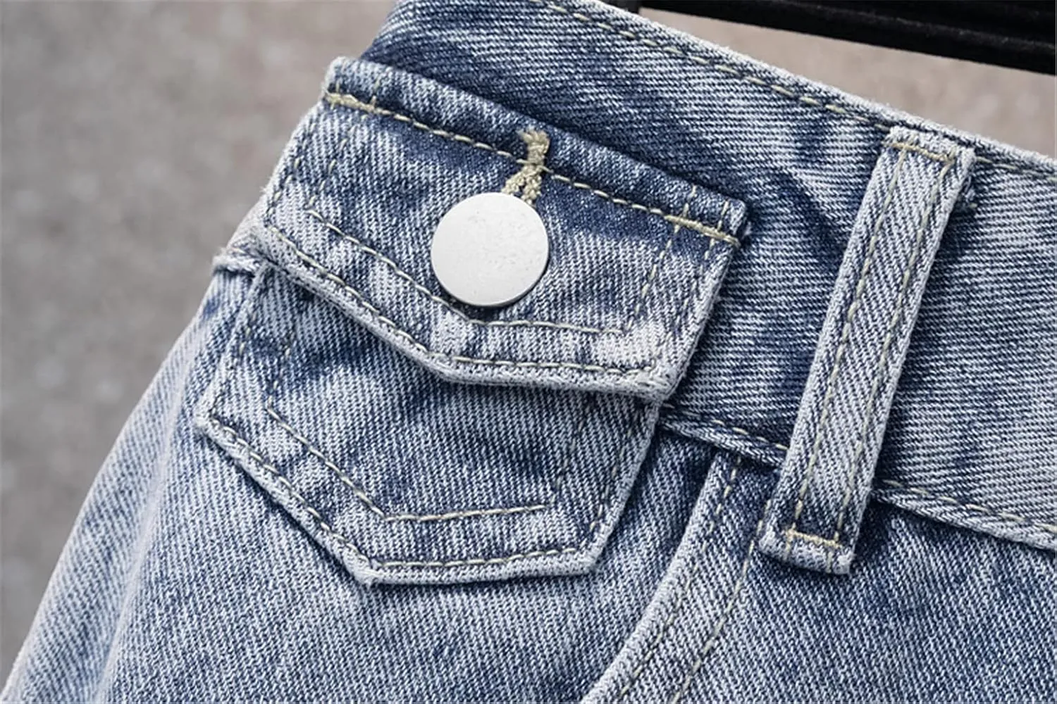 Denim Skirt Women Midi Fashion High-Waisted Vintage Summer Female Skirts