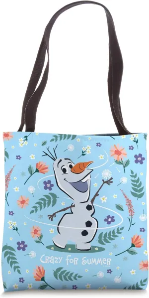 Disney Frozen Crazy For Summer Cute Olaf Tote Bag
