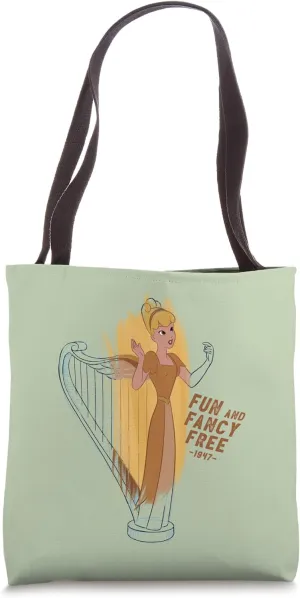 Disney Ink and Paint Golden Harp Fun and Fancy Free 1947 Tote Bag
