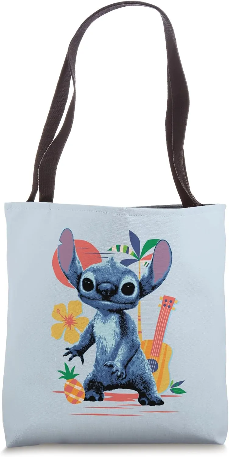 Disney Lilo & Stitch Live-Action Movie Musical Beach Fun Tote Bag
