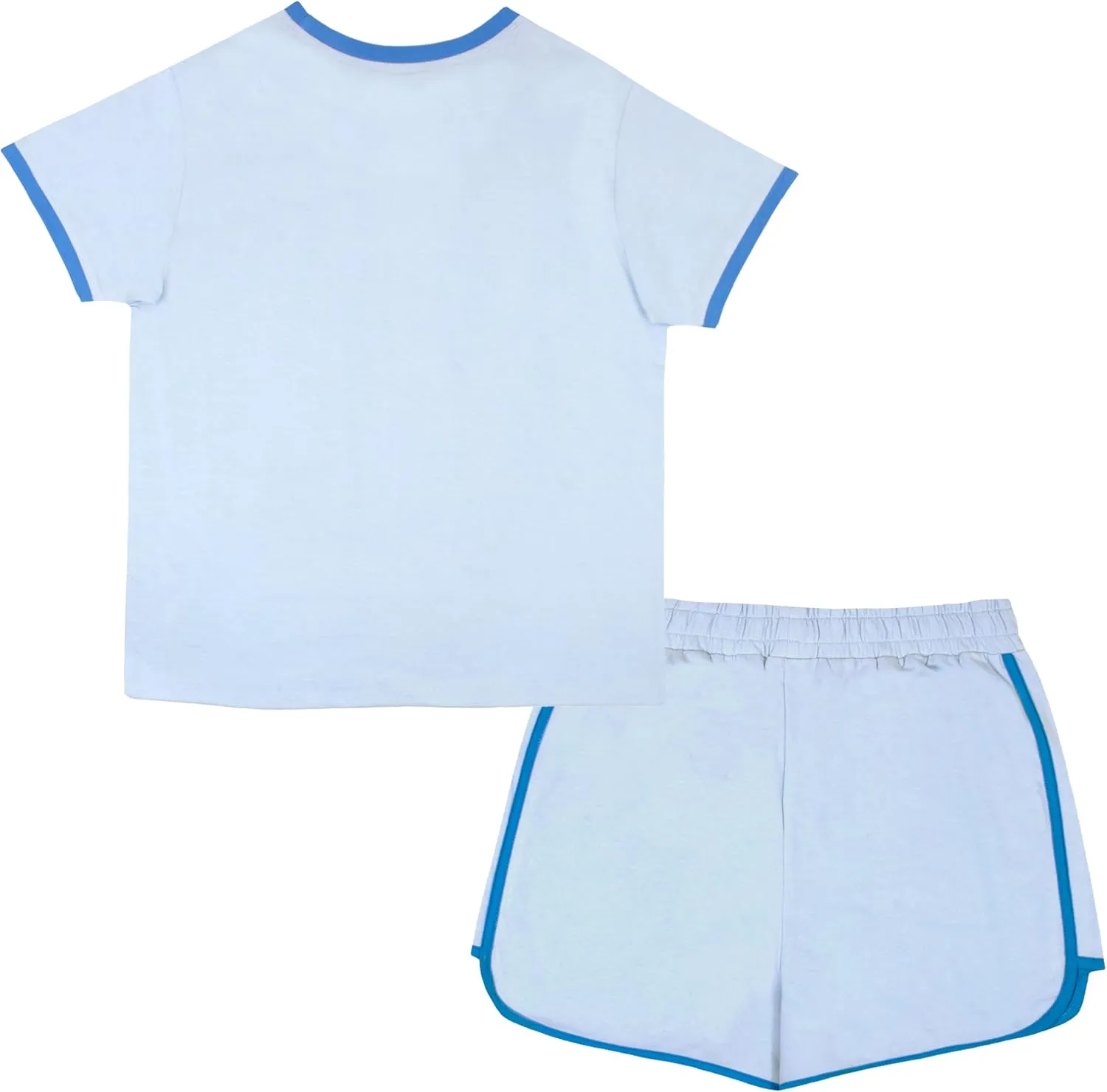 Disney Princess Minnie Mouse Lilo and Stitch Girls Short Sets Shirt and Shorts Set Girl Outfits for Toddler and Kids Clothes
