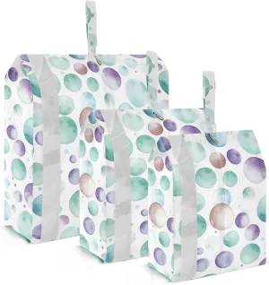 Dot Funny Colorful Packing Cubes for Travel 3 Set Compression Packing Cubes Luggage Organizers for Travel Essentials