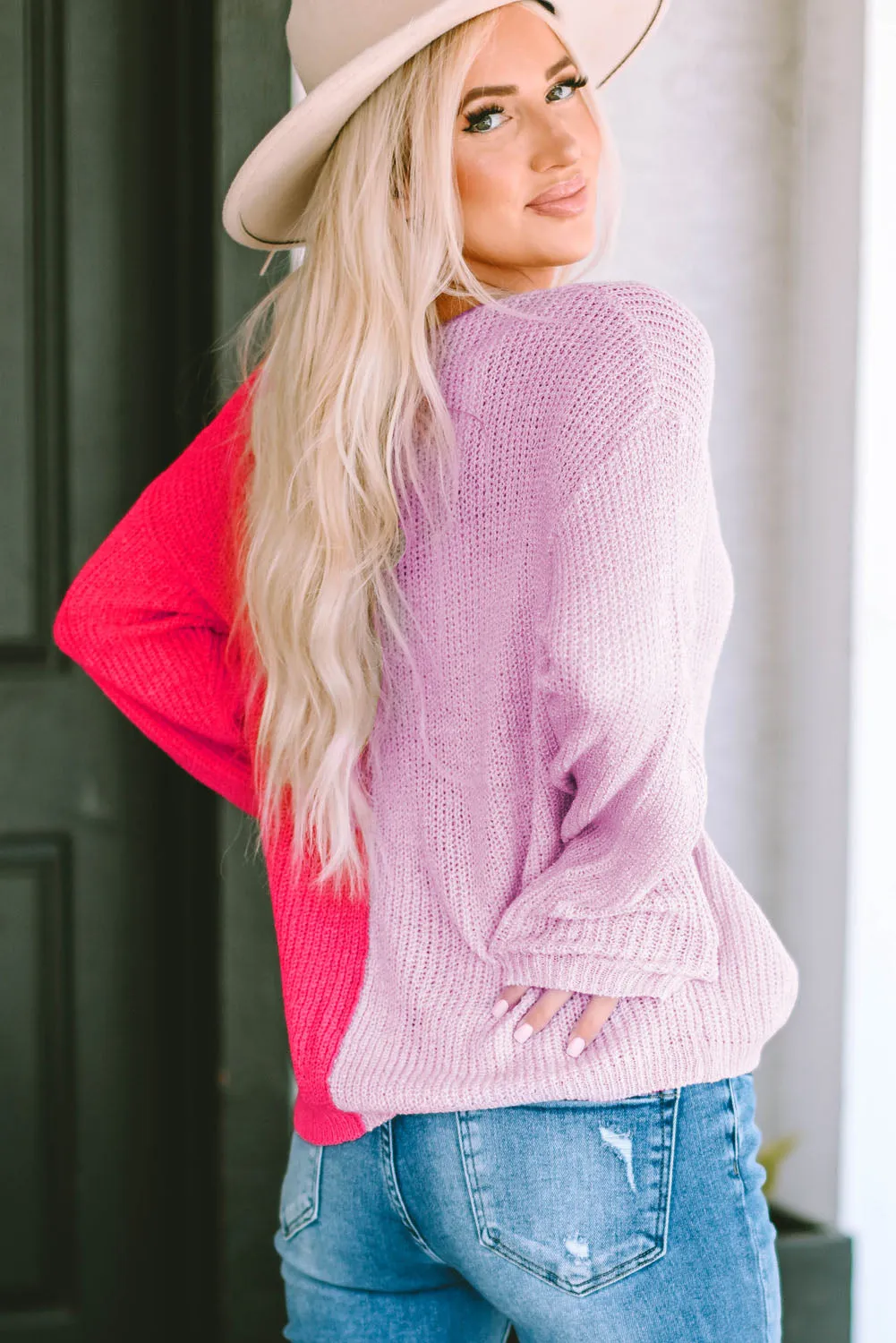 Elise Colorblock Sweater