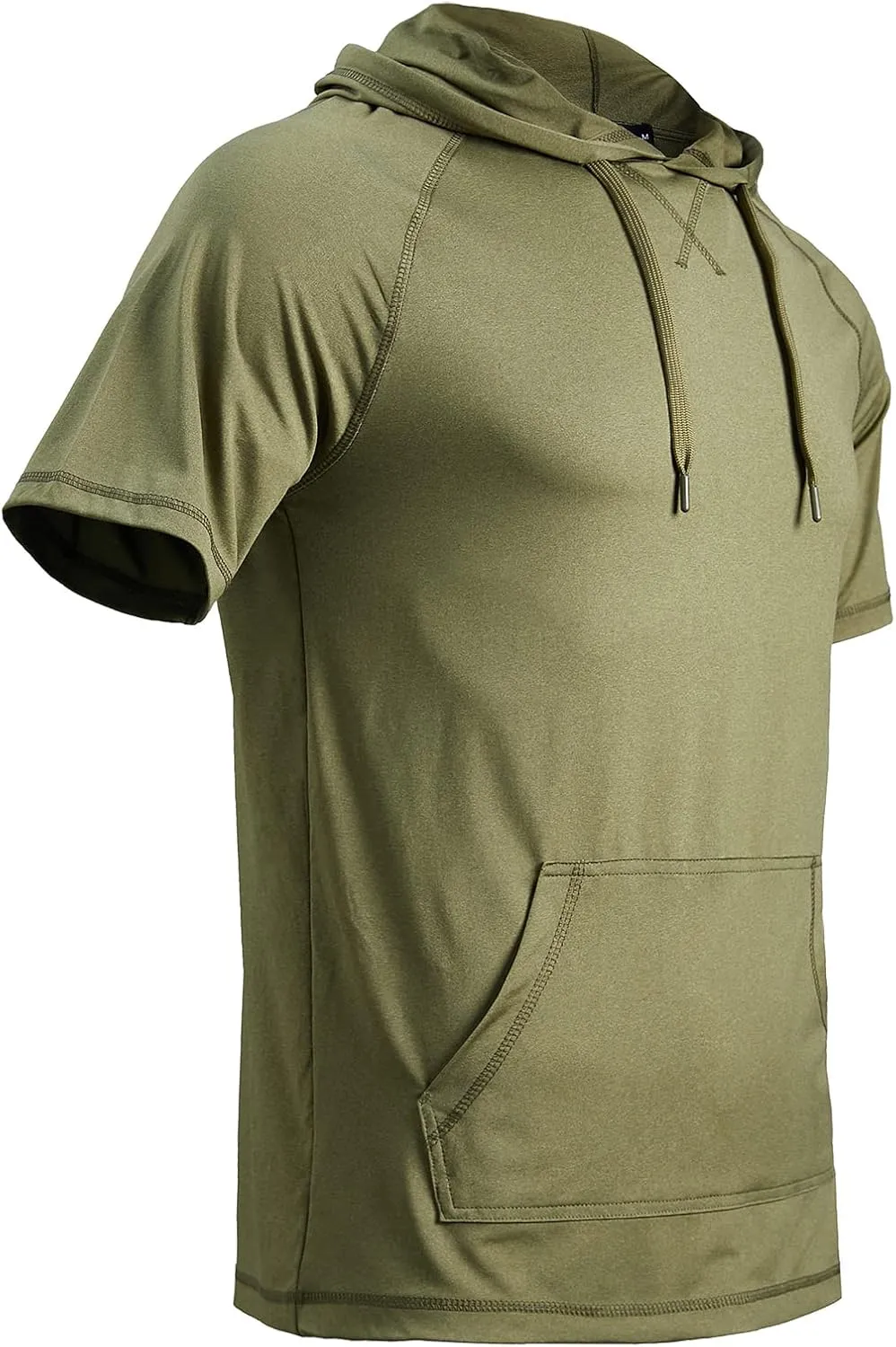 Facitisu Mens Casual Athletic Hoodies Sport Workout Lightweight Quick Dry Mositure Wicking Performance T-Shirt