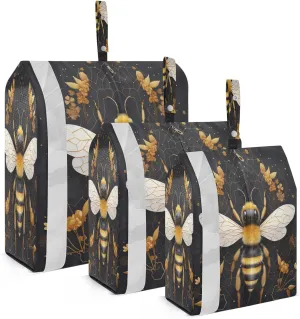 Golden Bee Cute Packing Cubes for Travel 3 Set Travel Compression Bags Suitcase Organizer Bags Set for Suitcases