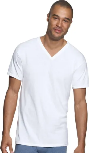 Hanes Men's Comfortsoft V-Neck Tagless Tshirt 3 Pack