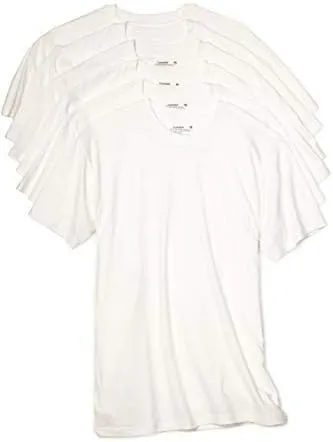 Hanes Ultimate Men's 6-Pack Classics Crew Neck T-Shirt Value Pack