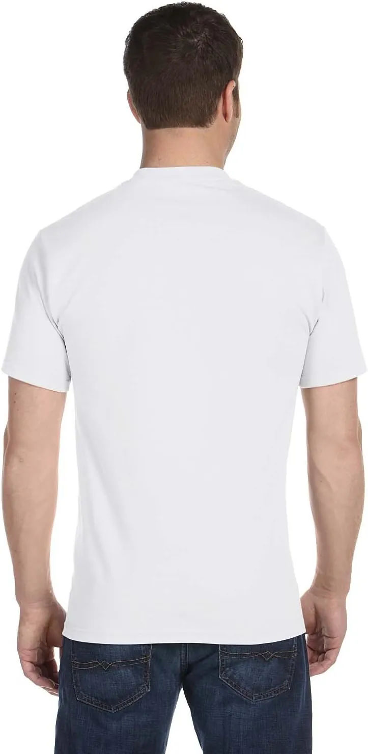 Hanes Ultimate Men's 6-Pack Classics Crew Neck T-Shirt Value Pack