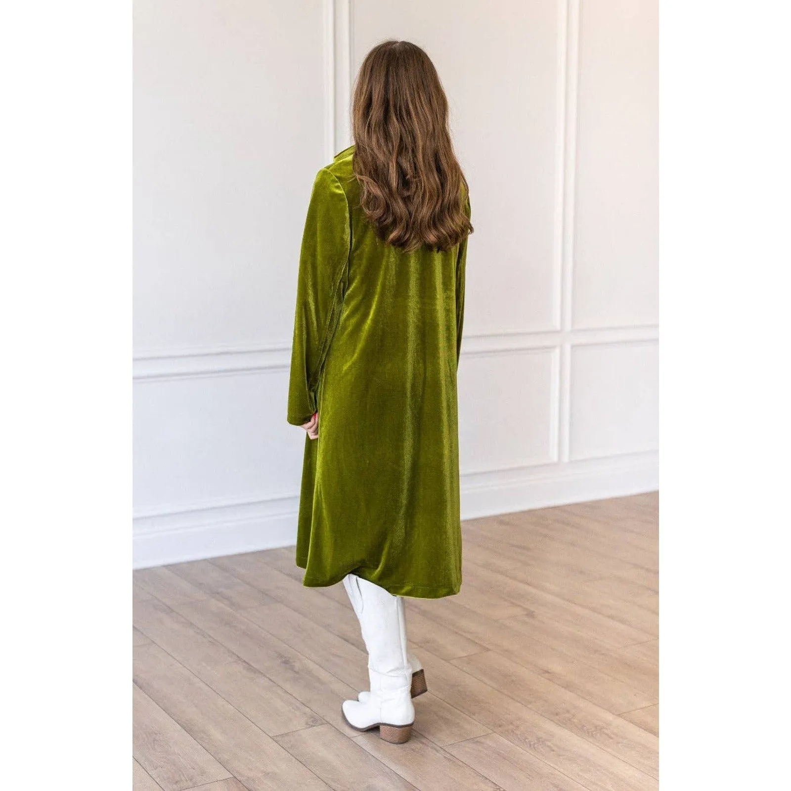 Hard Candy Velvet Jacket in Green / Multiple Sizes