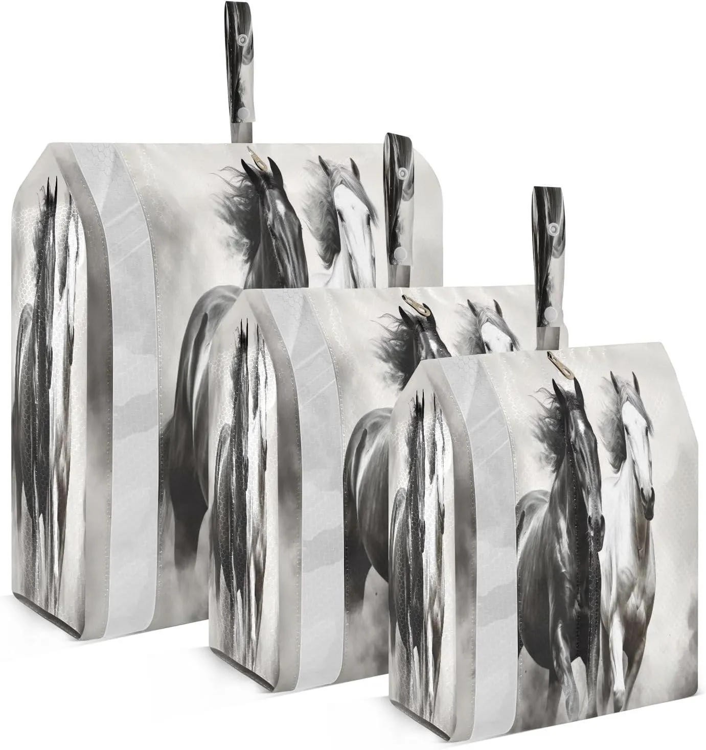 Horse Running Packing Cubes for Travel 3 Set Packing Travel Organizer Cubes Suitcase Organizer for Travel Compression