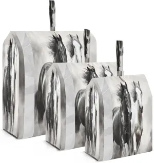 Horse Running Packing Cubes for Travel 3 Set Packing Travel Organizer Cubes Suitcase Organizer for Travel Compression