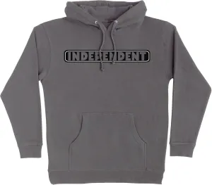 INDEPENDENT Pullover Hooded Heavyweight Sweatshirt Bar Logo Skate Sweatshirt