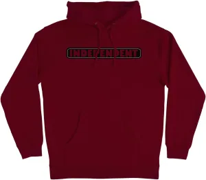 INDEPENDENT Pullover Hooded Heavyweight Sweatshirt Bar Logo Skate Sweatshirt