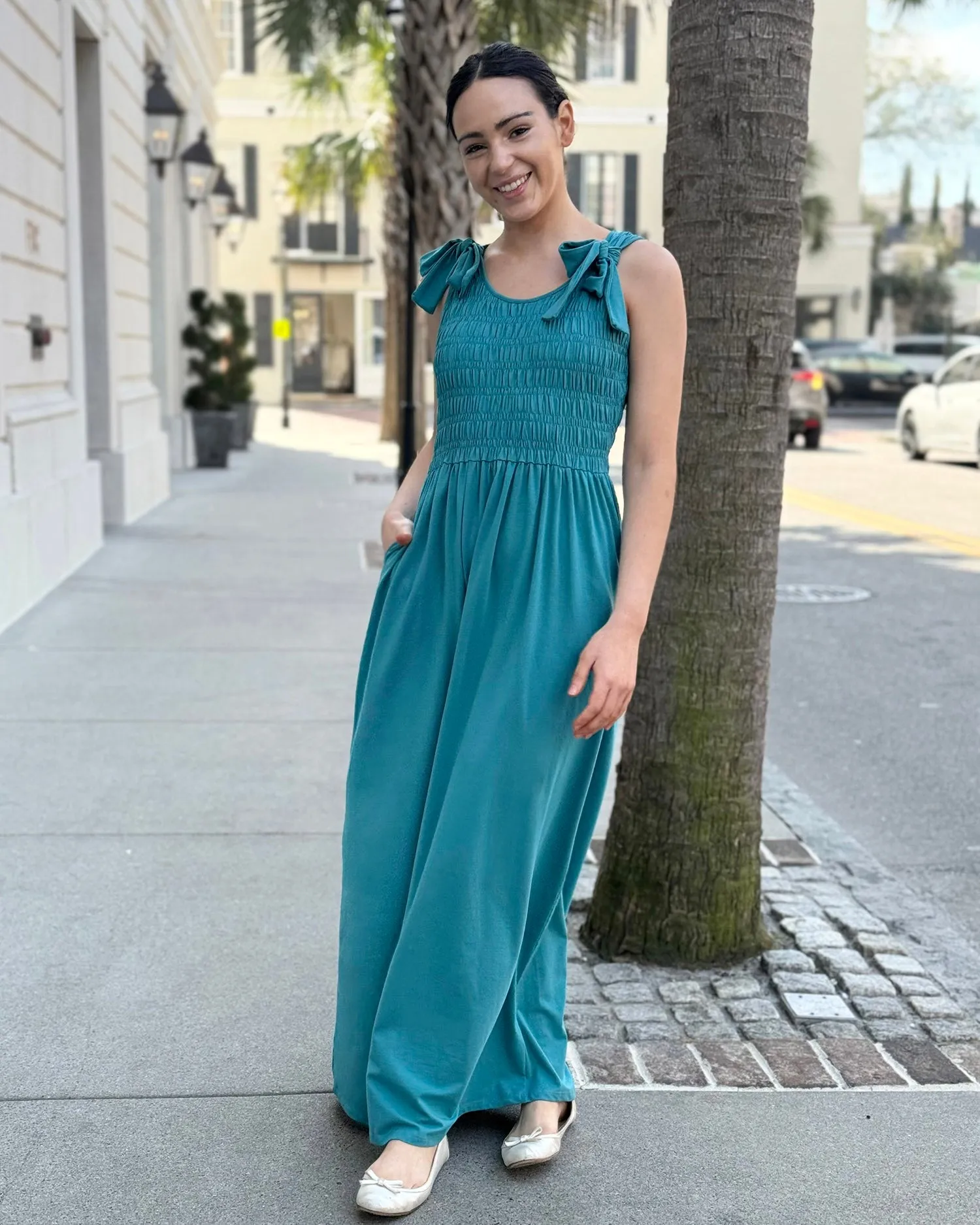 JESSA dress in Marine Teal