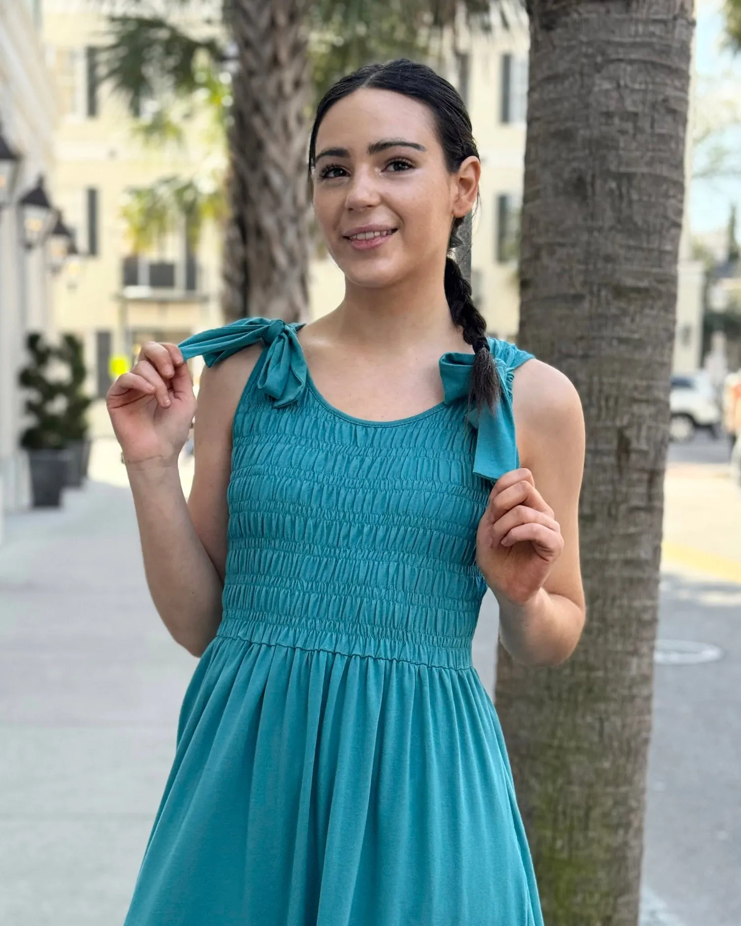 JESSA dress in Marine Teal