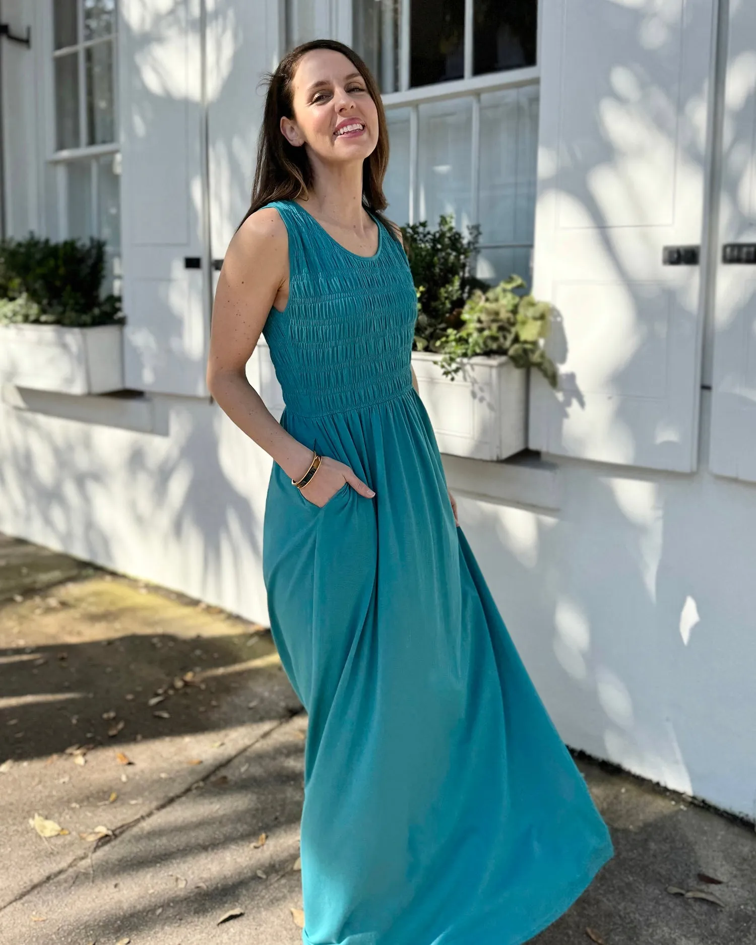 JESSA dress in Marine Teal