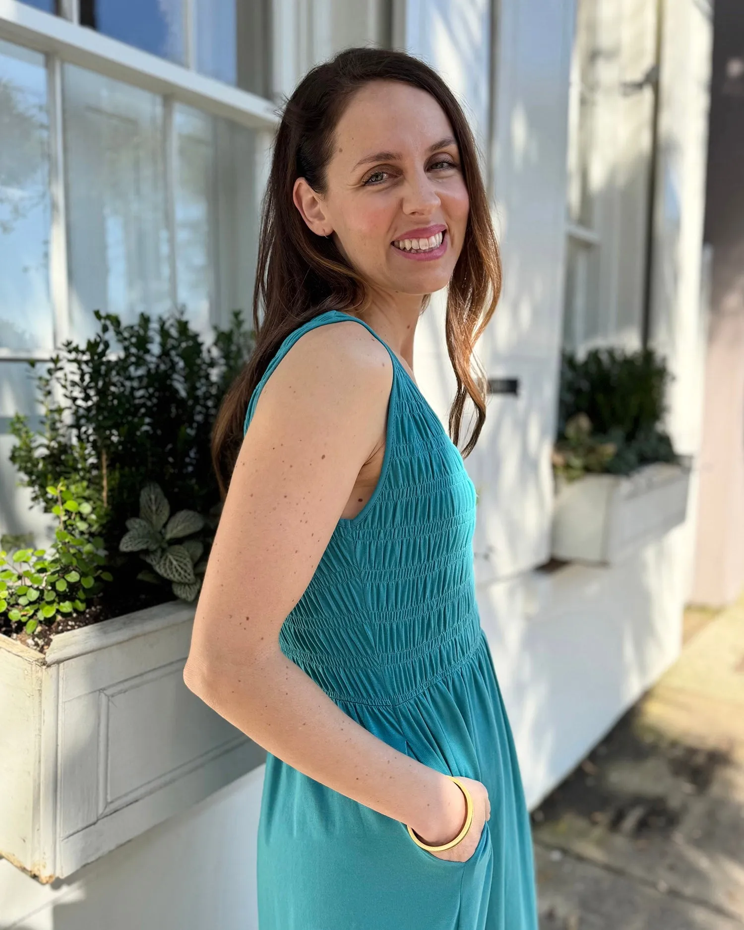 JESSA dress in Marine Teal