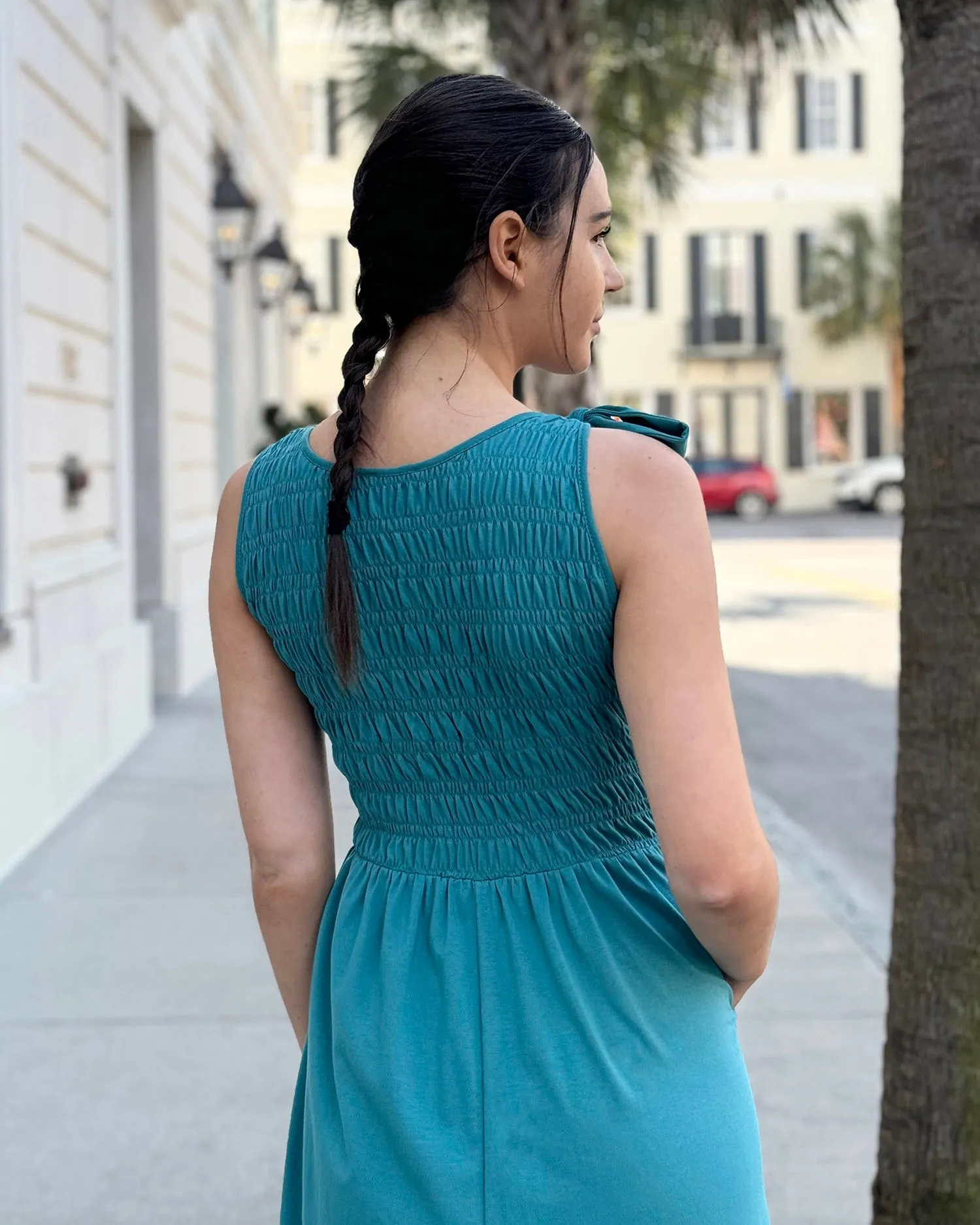 JESSA dress in Marine Teal