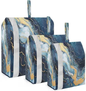 Marble Packing Cubes for Travel 3 Set Compression Packing Cube Luggage Organizer Bags for Travel Compression