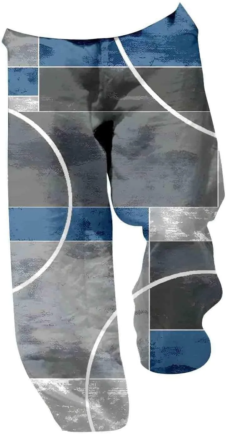 Mens Summer Cotton Linen Casual Pants Loose Fit Straight Leg Trend Printed Trousers Elastic Waist Drawstring Beach Yoga Pants