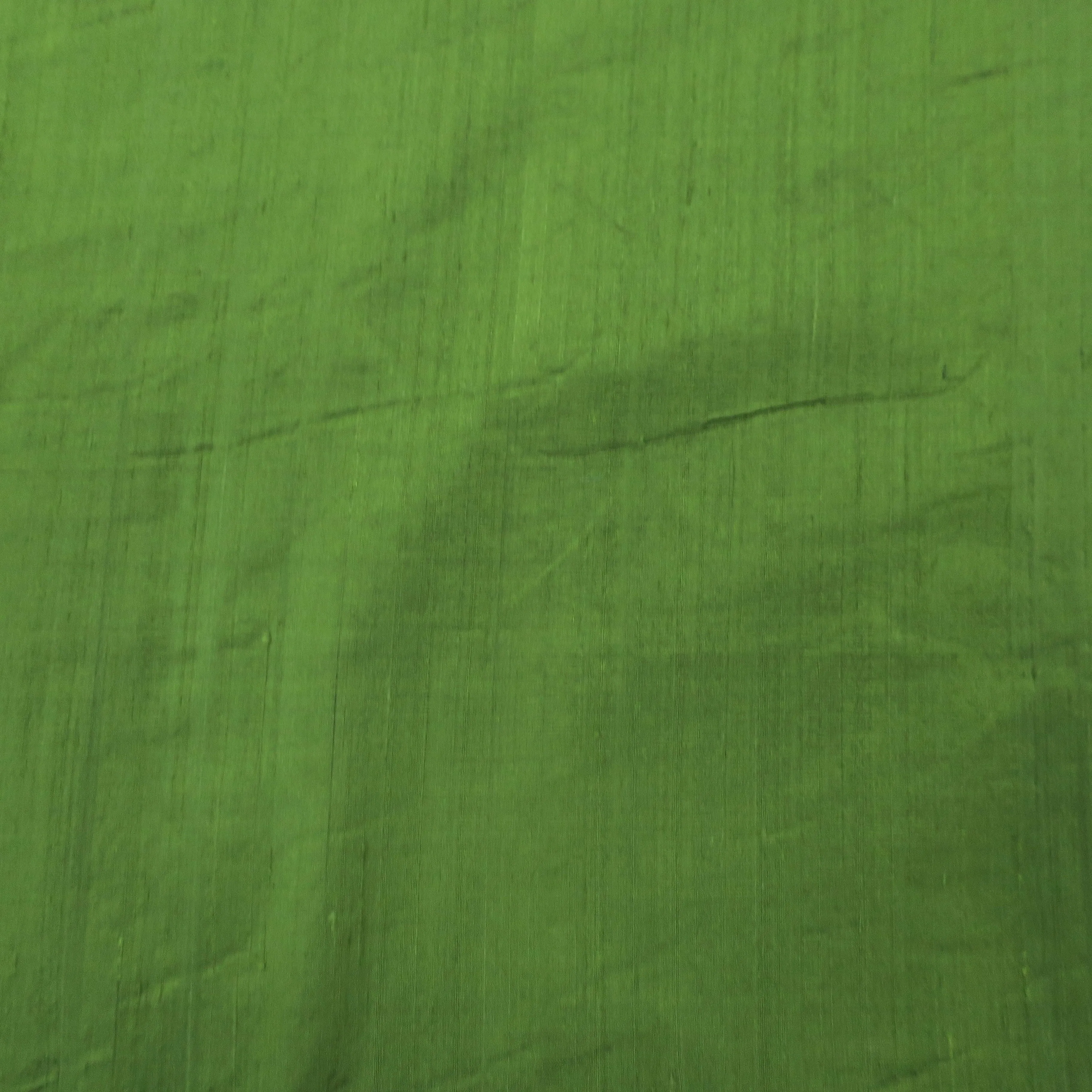 Olive Green Dupioni/Shantung Raw Silk