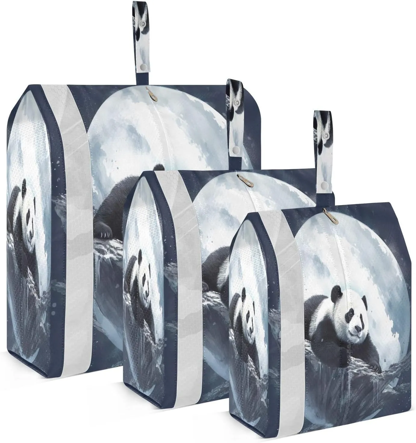 Panda Moon Packing Cubes for Travel 3 Set Packing Travel Organizer Cubes Luggage Organizer Bags for Suitcase