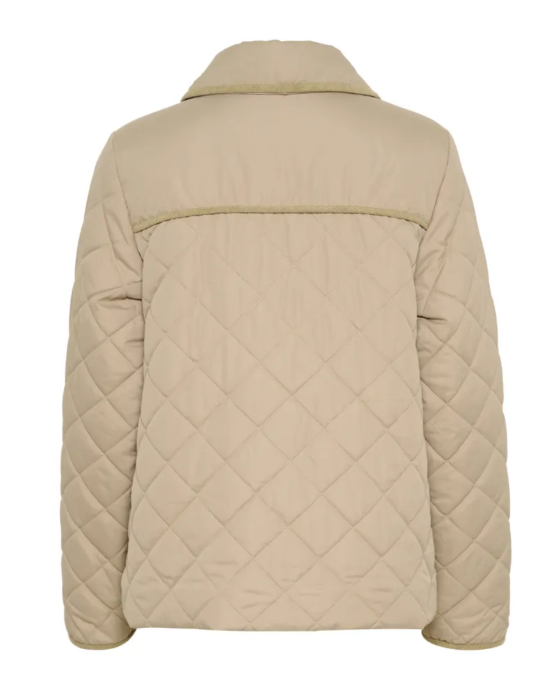 Part Two Naomie Desert Taupe Quilted Jacket